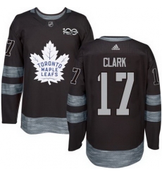 Maple Leafs #17 Wendel Clark Black 1917 2017 100th Anniversary Stitched NHL Jersey Maple Leafs #17 Wendel Clark Black 1917 2017 100th Anniversary Stitched NHL Jersey