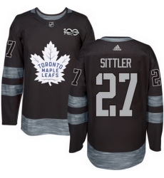 Maple Leafs #27 Darryl Sittler Black 1917 2017 100th Anniversary Stitched NHL Jersey Maple Leafs #27 Darryl Sittler Black 1917 2017 100th Anniversary Stitched NHL Jersey
