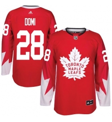 Maple Leafs #28 Tie Domi Red Alternate Stitched NHL Jersey Maple Leafs #28 Tie Domi Red Alternate Stitched NHL Jersey