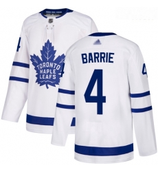 Maple Leafs #4 Tyson Barrie White Road Authentic Stitched Hockey Jersey Maple Leafs #4 Tyson Barrie White Road Authentic Stitched Hockey Jersey