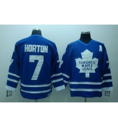 Maple Leafs #7 Tim Horton Stitched Blue CCM Throwback NHL Jersey Maple Leafs #7 Tim Horton Stitched Blue CCM Throwback NHL Jersey