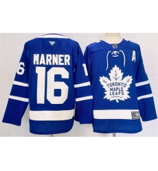 Men Toronto Maple Leafs 16 Mitchell Marner Blue 2024 25 Stitched Jersey Men Toronto Maple Leafs 16 Mitchell Marner Blue 2024 25 Stitched Jersey