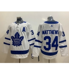Men Toronto Maple Leafs 34 Auston Matthews White Adidas Jersey Men Toronto Maple Leafs 34 Auston Matthews White Adidas Jersey