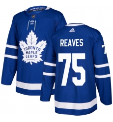 Men Toronto Maple Leafs 75 Ryan Reaves Blue Stitched Jersey Men Toronto Maple Leafs 75 Ryan Reaves Blue Stitched Jersey