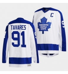 Men Toronto Maple Leafs 91 John Tavares White Classics Primary Logo Stitched jersey Men Toronto Maple Leafs 91 John Tavares White Classics Primary Logo Stitched jersey
