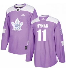 Mens Adidas Toronto Maple Leafs 11 Zach Hyman Authentic Purple Fights Cancer Practice NHL Jersey Mens Adidas Toronto Maple Leafs 11 Zach Hyman Authentic Purple Fights Cancer Practice NHL Jersey