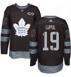 Mens Adidas Toronto Maple Leafs 19 Joffrey Lupul Authentic Black 1917 2017 100th Anniversary NHL Jersey Mens Adidas Toronto Maple Leafs 19 Joffrey Lupul Authentic Black 1917 2017 100th Anniversary NHL Jersey