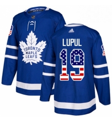 Mens Adidas Toronto Maple Leafs 19 Joffrey Lupul Authentic Royal Blue USA Flag Fashion NHL Jersey Mens Adidas Toronto Maple Leafs 19 Joffrey Lupul Authentic Royal Blue USA Flag Fashion NHL Jersey