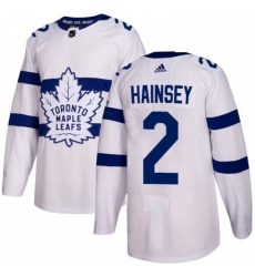 Mens Adidas Toronto Maple Leafs 2 Ron Hainsey Authentic White 2018 Stadium Series NHL Jersey Mens Adidas Toronto Maple Leafs 2 Ron Hainsey Authentic White 2018 Stadium Series NHL Jersey