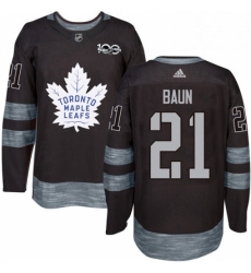 Mens Adidas Toronto Maple Leafs 21 Bobby Baun Authentic Black 1917 2017 100th Anniversary NHL Jersey Mens Adidas Toronto Maple Leafs 21 Bobby Baun Authentic Black 1917 2017 100th Anniversary NHL Jersey