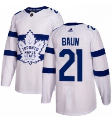 Mens Adidas Toronto Maple Leafs 21 Bobby Baun Authentic White 2018 Stadium Series NHL Jersey Mens Adidas Toronto Maple Leafs 21 Bobby Baun Authentic White 2018 Stadium Series NHL Jersey