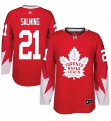 Mens Adidas Toronto Maple Leafs 21 Borje Salming Premier Red Alternate NHL Jersey Mens Adidas Toronto Maple Leafs 21 Borje Salming Premier Red Alternate NHL Jersey