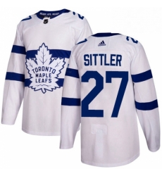Mens Adidas Toronto Maple Leafs 27 Darryl Sittler Authentic White 2018 Stadium Series NHL Jersey Mens Adidas Toronto Maple Leafs 27 Darryl Sittler Authentic White 2018 Stadium Series NHL Jersey