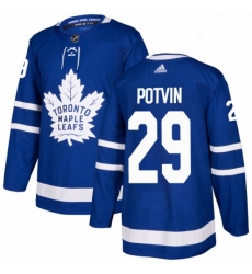 Mens Adidas Toronto Maple Leafs 29 Felix Potvin Authentic Royal Blue Home NHL Jersey Mens Adidas Toronto Maple Leafs 29 Felix Potvin Authentic Royal Blue Home NHL Jersey