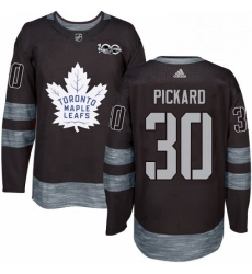 Mens Adidas Toronto Maple Leafs 30 Calvin Pickard Authentic Black 1917 2017 100th Anniversary NHL Jersey Mens Adidas Toronto Maple Leafs 30 Calvin Pickard Authentic Black 1917 2017 100th Anniversary NHL Jersey