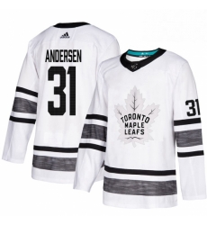 Mens Adidas Toronto Maple Leafs 31 Frederik Andersen White 2019 All Star Game Parley Authentic Stitched NHL Jersey Mens Adidas Toronto Maple Leafs 31 Frederik Andersen White 2019 All Star Game Parley Authentic Stitched NHL Jersey