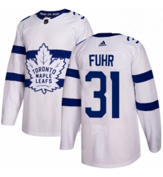Mens Adidas Toronto Maple Leafs 31 Grant Fuhr Authentic White 2018 Stadium Series NHL Jersey Mens Adidas Toronto Maple Leafs 31 Grant Fuhr Authentic White 2018 Stadium Series NHL Jersey