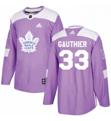 Mens Adidas Toronto Maple Leafs 33 Frederik Gauthier Authentic Purple Fights Cancer Practice NHL Jersey Mens Adidas Toronto Maple Leafs 33 Frederik Gauthier Authentic Purple Fights Cancer Practice NHL Jersey