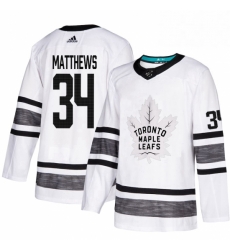 Mens Adidas Toronto Maple Leafs 34 Auston Matthews White 2019 All Star Game Parley Authentic Stitched NHL Jersey Mens Adidas Toronto Maple Leafs 34 Auston Matthews White 2019 All Star Game Parley Authentic Stitched NHL Jersey