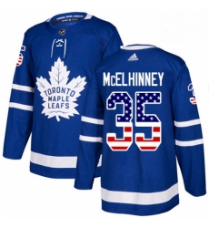 Mens Adidas Toronto Maple Leafs 35 Curtis McElhinney Authentic Royal Blue USA Flag Fashion NHL Jersey Mens Adidas Toronto Maple Leafs 35 Curtis McElhinney Authentic Royal Blue USA Flag Fashion NHL Jersey