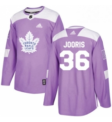 Mens Adidas Toronto Maple Leafs 36 Josh Jooris Authentic Purple Fights Cancer Practice NHL Jersey Mens Adidas Toronto Maple Leafs 36 Josh Jooris Authentic Purple Fights Cancer Practice NHL Jersey