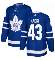 Mens Adidas Toronto Maple Leafs 43 Nazem Kadri Authentic Royal Blue Home NHL Jersey Mens Adidas Toronto Maple Leafs 43 Nazem Kadri Authentic Royal Blue Home NHL Jersey