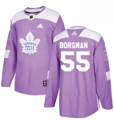 Mens Adidas Toronto Maple Leafs 55 Andreas Borgman Authentic Purple Fights Cancer Practice NHL Jersey Mens Adidas Toronto Maple Leafs 55 Andreas Borgman Authentic Purple Fights Cancer Practice NHL Jersey
