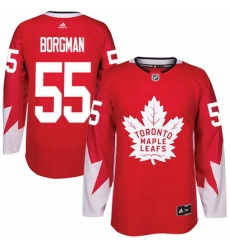 Mens Adidas Toronto Maple Leafs 55 Andreas Borgman Premier Red Alternate NHL Jersey Mens Adidas Toronto Maple Leafs 55 Andreas Borgman Premier Red Alternate NHL Jersey