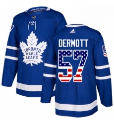 Mens Adidas Toronto Maple Leafs 57 Travis Dermott Authentic Royal Blue USA Flag Fashion NHL Jersey Mens Adidas Toronto Maple Leafs 57 Travis Dermott Authentic Royal Blue USA Flag Fashion NHL Jersey