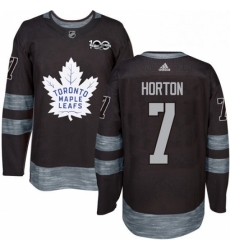 Mens Adidas Toronto Maple Leafs 7 Tim Horton Authentic Black 1917 2017 100th Anniversary NHL Jersey Mens Adidas Toronto Maple Leafs 7 Tim Horton Authentic Black 1917 2017 100th Anniversary NHL Jersey