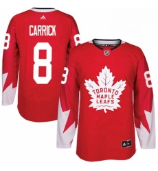 Mens Adidas Toronto Maple Leafs 8 Connor Carrick Authentic Red Alternate NHL Jersey Mens Adidas Toronto Maple Leafs 8 Connor Carrick Authentic Red Alternate NHL Jersey