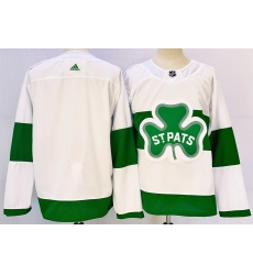Men's Toronto Maple Leafs White Blank St Patricks Authentic Jersey Men's Toronto Maple Leafs White Blank St Patricks Authentic Jersey