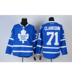 NHL Jerseys Toronto Maple Leafs #71 Clarkson blue NHL Jerseys Toronto Maple Leafs #71 Clarkson blue
