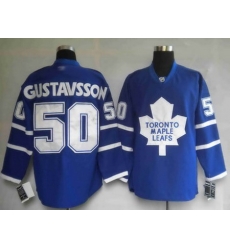 Pittaburgh Toronto Maple Leafs 50 GUSTAVSSON blue Pittaburgh Toronto Maple Leafs 50 GUSTAVSSON blue