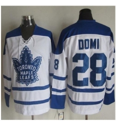 Toronto Maple Leafs #28 Tie Domi White CCM Throwback Winter Classic Stitched NHL Jersey Toronto Maple Leafs #28 Tie Domi White CCM Throwback Winter Classic Stitched NHL Jersey