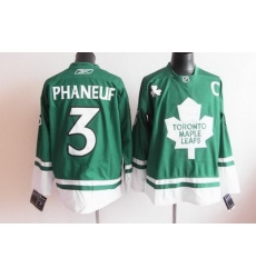 Toronto Maple Leafs #3 Phaneuf green C patch jerseys Toronto Maple Leafs #3 Phaneuf green C patch jerseys