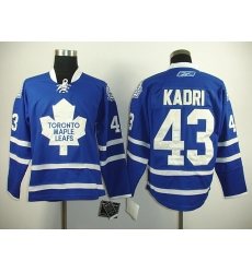 Toronto Maple Leafs #43 Nazem Kadri Blue Premier Third Jersey Toronto Maple Leafs #43 Nazem Kadri Blue Premier Third Jersey