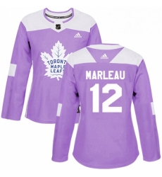 Womens Adidas Toronto Maple Leafs 12 Patrick Marleau Authentic Purple Fights Cancer Practice NHL Jersey Womens Adidas Toronto Maple Leafs 12 Patrick Marleau Authentic Purple Fights Cancer Practice NHL Jersey
