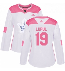 Womens Adidas Toronto Maple Leafs 19 Joffrey Lupul Authentic WhitePink Fashion NHL Jersey Womens Adidas Toronto Maple Leafs 19 Joffrey Lupul Authentic WhitePink Fashion NHL Jersey