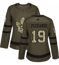 Womens Adidas Toronto Maple Leafs 19 Tomas Plekanec Authentic Green Salute to Service NHL Jerse Womens Adidas Toronto Maple Leafs 19 Tomas Plekanec Authentic Green Salute to Service NHL Jerse