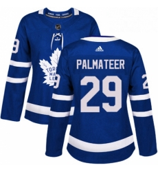 Womens Adidas Toronto Maple Leafs 29 Mike Palmateer Authentic Royal Blue Home NHL Jersey Womens Adidas Toronto Maple Leafs 29 Mike Palmateer Authentic Royal Blue Home NHL Jersey