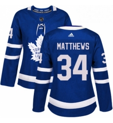 Womens Adidas Toronto Maple Leafs 34 Auston Matthews Authentic Royal Blue Home NHL Jersey Womens Adidas Toronto Maple Leafs 34 Auston Matthews Authentic Royal Blue Home NHL Jersey