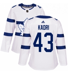 Womens Adidas Toronto Maple Leafs 43 Nazem Kadri Authentic White 2018 Stadium Series NHL Jersey Womens Adidas Toronto Maple Leafs 43 Nazem Kadri Authentic White 2018 Stadium Series NHL Jersey