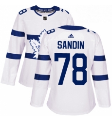 Womens Adidas Toronto Maple Leafs 78 Rasmus Sandin Authentic White 2018 Stadium Series NHL Jersey Womens Adidas Toronto Maple Leafs 78 Rasmus Sandin Authentic White 2018 Stadium Series NHL Jersey