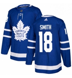 Youth Adidas Toronto Maple Leafs 18 Ben Smith Authentic Royal Blue Home NHL Jersey Youth Adidas Toronto Maple Leafs 18 Ben Smith Authentic Royal Blue Home NHL Jersey