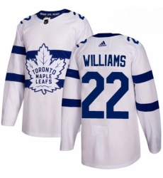 Youth Adidas Toronto Maple Leafs 22 Tiger Williams Authentic White 2018 Stadium Series NHL Jersey Youth Adidas Toronto Maple Leafs 22 Tiger Williams Authentic White 2018 Stadium Series NHL Jersey