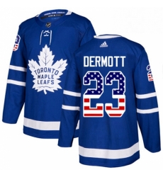 Youth Adidas Toronto Maple Leafs 23 Travis Dermott Authentic Royal Blue USA Flag Fashion NHL Jersey Youth Adidas Toronto Maple Leafs 23 Travis Dermott Authentic Royal Blue USA Flag Fashion NHL Jersey