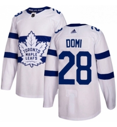 Youth Adidas Toronto Maple Leafs 28 Tie Domi Authentic White 2018 Stadium Series NHL Jersey Youth Adidas Toronto Maple Leafs 28 Tie Domi Authentic White 2018 Stadium Series NHL Jersey