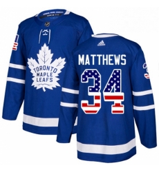 Youth Adidas Toronto Maple Leafs 34 Auston Matthews Authentic Royal Blue USA Flag Fashion NHL Jersey Youth Adidas Toronto Maple Leafs 34 Auston Matthews Authentic Royal Blue USA Flag Fashion NHL Jersey