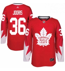 Youth Adidas Toronto Maple Leafs 36 Josh Jooris Authentic Red Alternate NHL Jersey Youth Adidas Toronto Maple Leafs 36 Josh Jooris Authentic Red Alternate NHL Jersey